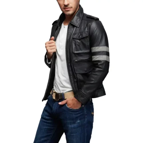 genuine leather motorcycle jacket
