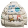 mens-space-letter-print-puffer-jacket