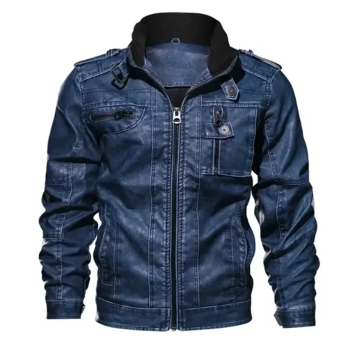 mens-vintage-slim-fit-biker-leather-jacket