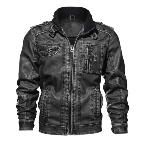 mens-vintage-slim-fit-biker-leather-jacket