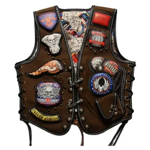 dark-brown-horsehide-biker-vest-5