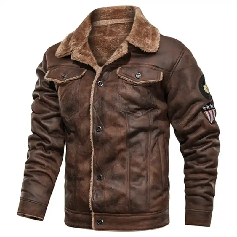 Pilot Bomber Leather Jacket | Jackets MOB