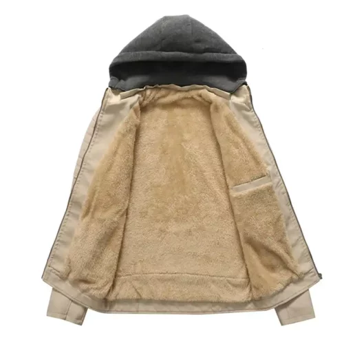 mens-padded-sleeves-leather-jacket-with-hood