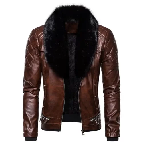 wwe-seth-rollins-fur-collar-brown-leather-jacket