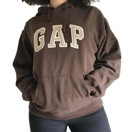 unisex-gap-brown-hoodie