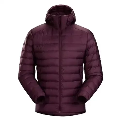 mens-burgundy-puffer-jacket