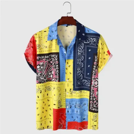 mens-paisley-color-block-print-ethnic-style-short-sleeve-shirts-casual-print-shirt-for-men