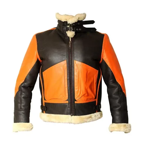 mens-b3-shearling-sheepskin-orange-jacket