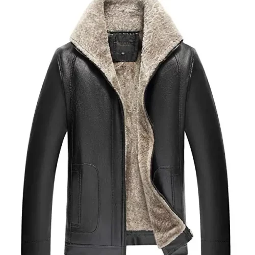 lierdar fur faux leather jacket