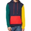 mens forever color block hoodie