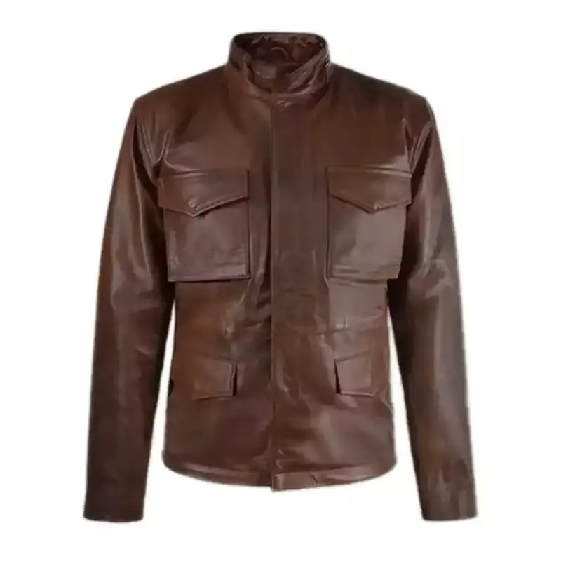 military-leather-jacket