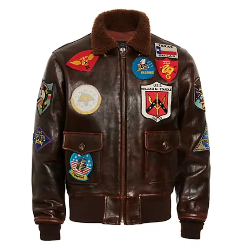 Top Gun Leather Flight Jacket | Jackets MOB