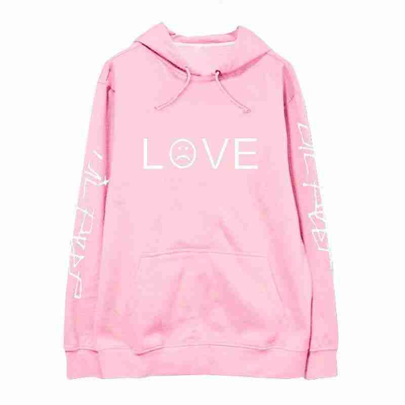 Lil Peep Love Pink Hoodie | Jackets MOB