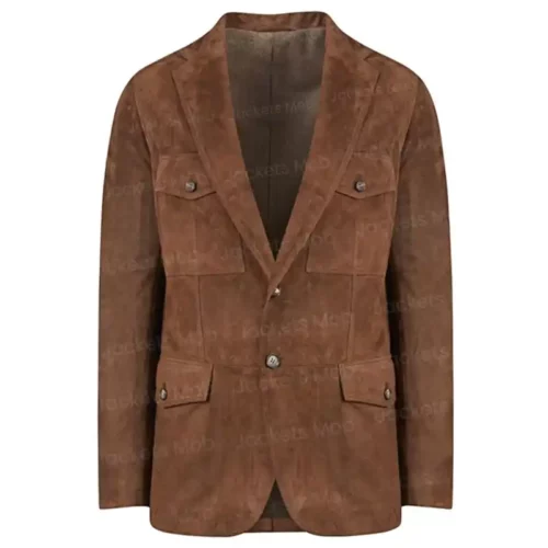 mens-brown-leather-blazer