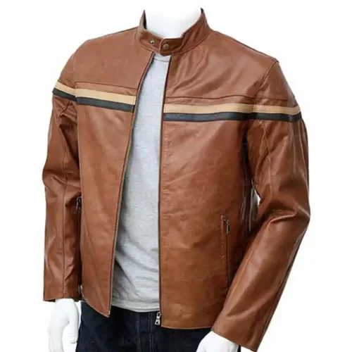 snap-tab-collar-brown-leather-jacket
