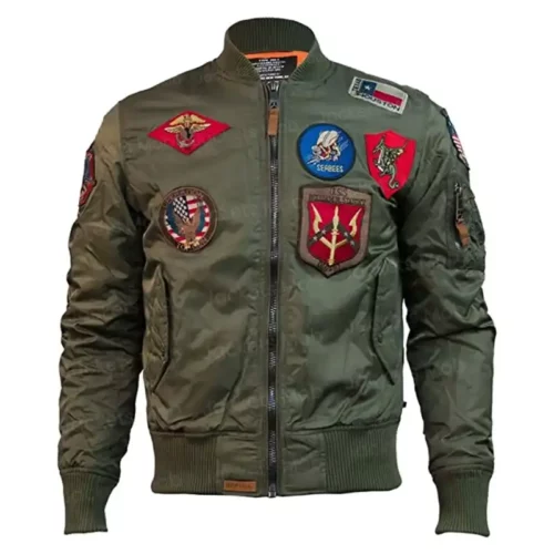 top-gun-ma-1-nylon-green-bomber-jacket