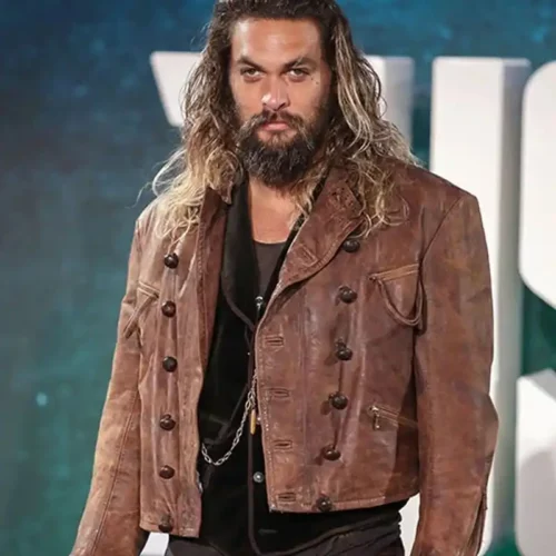 jason-momoa-justice-league- Brown -jacket