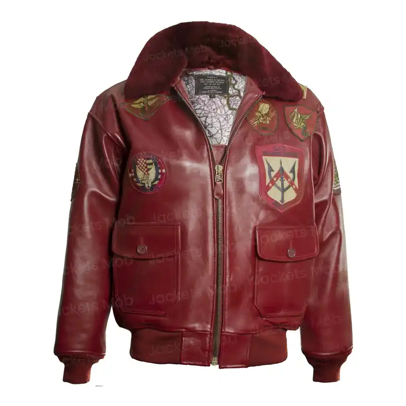 top-gun-official-signature-series-burgundy-jacket