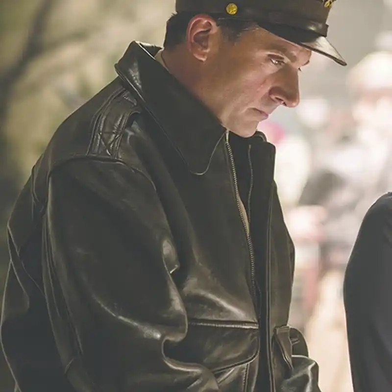 steve-carell-welcome-to-marwen-bomber-leather-jacket