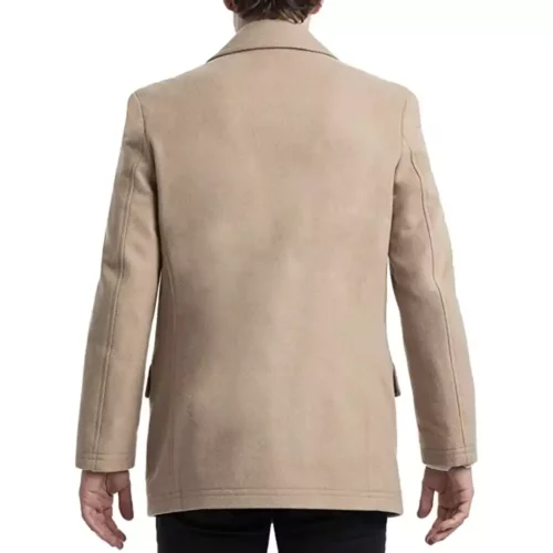 christopher double breasted mens wool pea coat