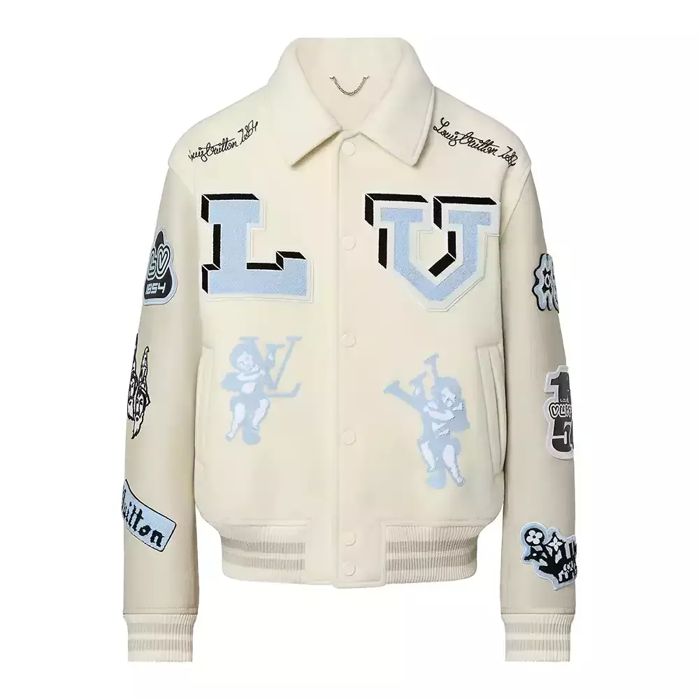 2019 Louis Vuitton Monogram Leather Men's Jacket Limited Edition For Sale  at 1stDibs