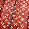 mens louis vuitton supreme x leather varsity jacket replica