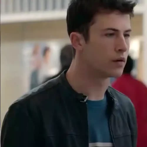 dylan-minnette-13-reasons-why-leather-jacket