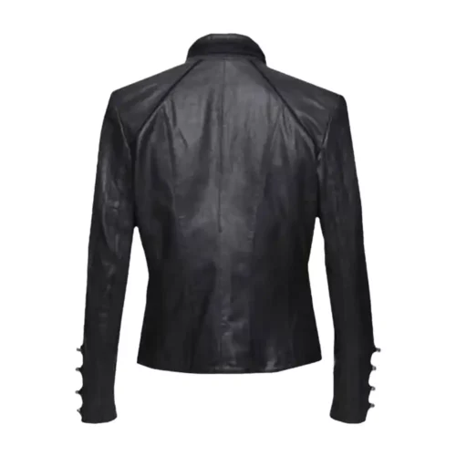 womens-black-military-leather-jacket