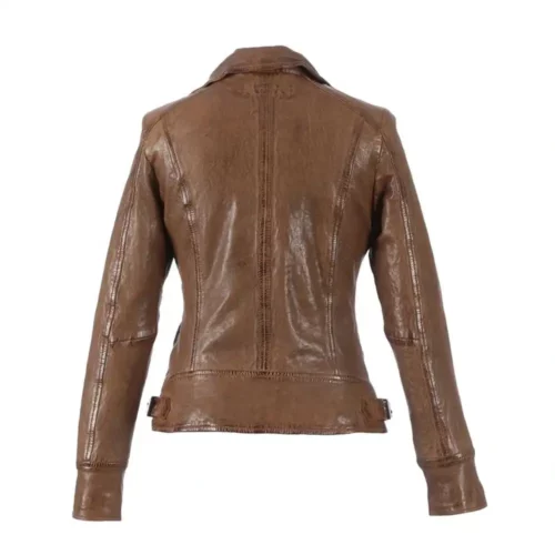 women-brown-biker-waxed-leather-jacket