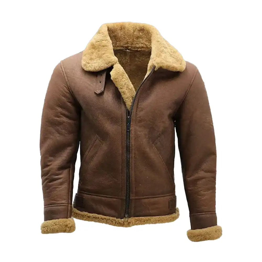 Jay Brown Sheepskin SF Leather Jacket | Jackets MOB