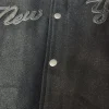 polo ralph lauren ny yankees mlb black leather baseball bomber jacket nwt replica