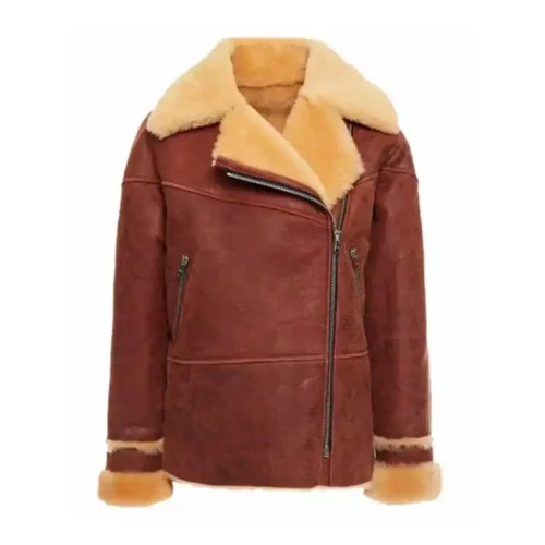 womens-distressed-brown-shearling-jacket