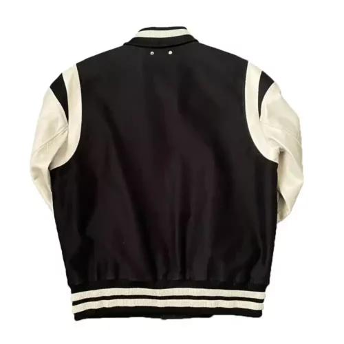 mens-louis-vuitton-forever-black-white-leather-varsity-jacket-replica