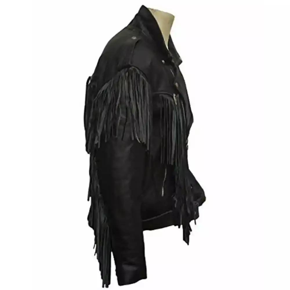 money-heist-nairobi-fringe-black-leather-jacket