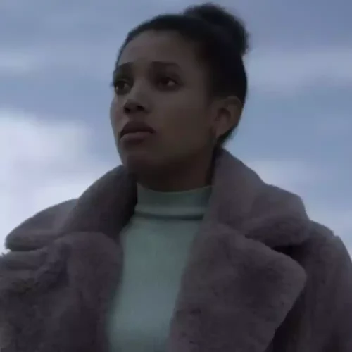 tv-series-chosen-2022-emma-faux-fur-jacket