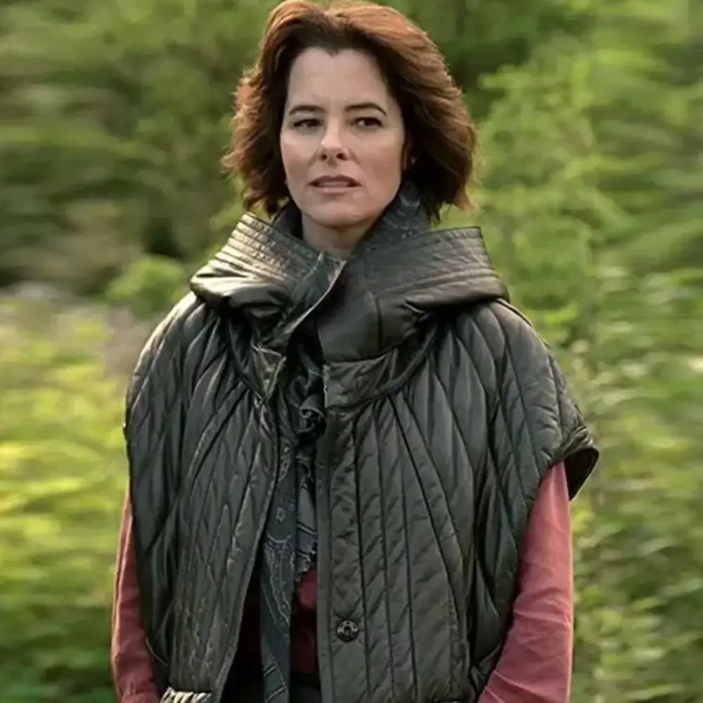 tv-series-lost-in-space-parker-posey-black-puffer-jacket