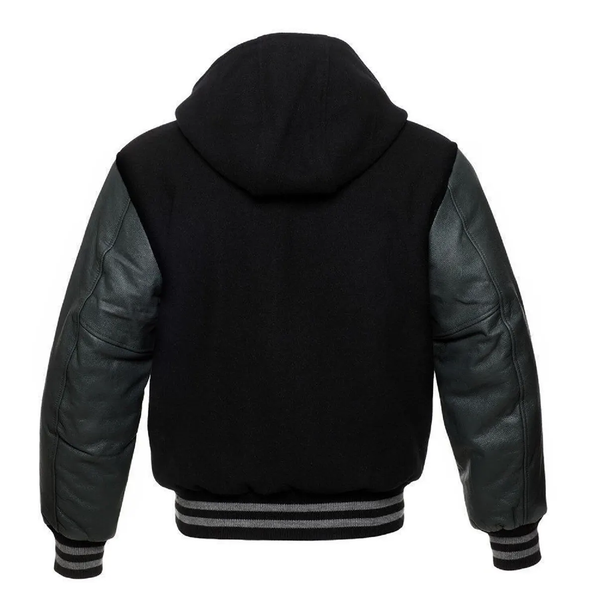 college-prep-mens-black-letterman-woolen-leather-hooded-jacket