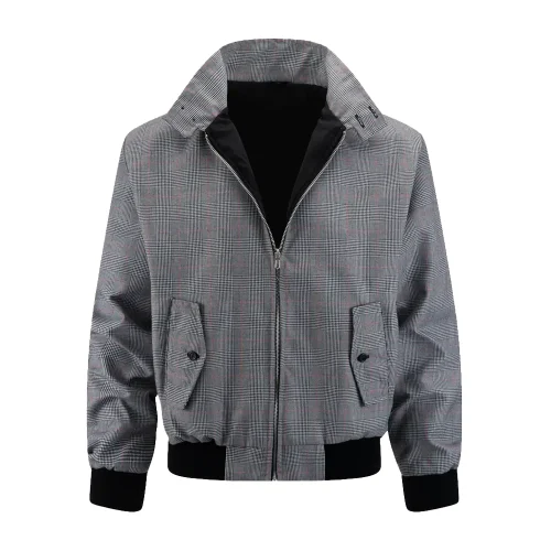 check light grey harrington jacket