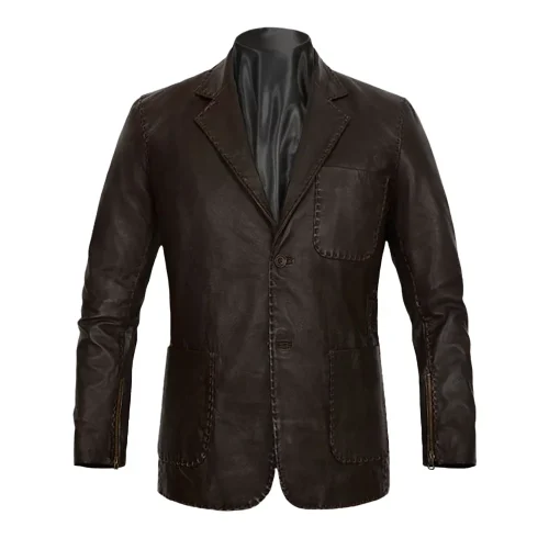 fast and furious 7 jason statham leather blazer