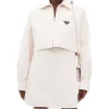prada logo plaque pink jacket