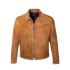 it ends with us brandon sklenar suede leather jacket