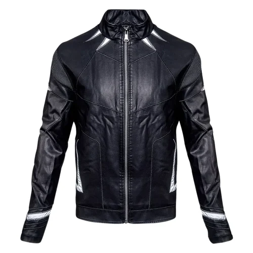 black panther leather jacket