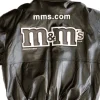 m&m’s nascar leather jacket