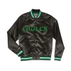 philadelphia eagles lightweight satin jacket