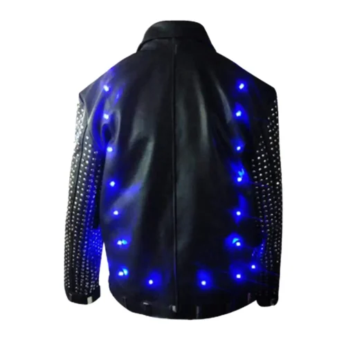 chris jericho light up leather jacket