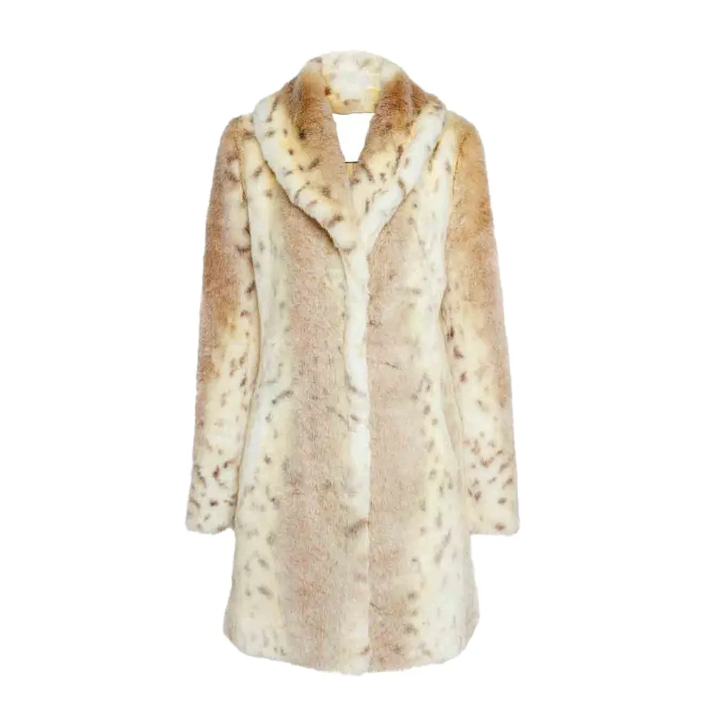 yellowstone beth dutton faux fur leopard coat