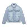 men's blue trucker jacket
