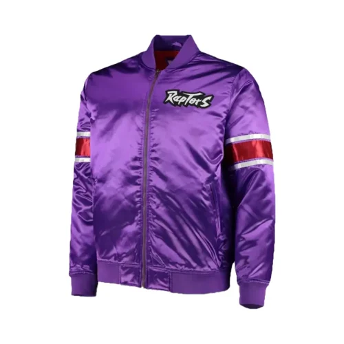 nba toronto raptors purple jacket
