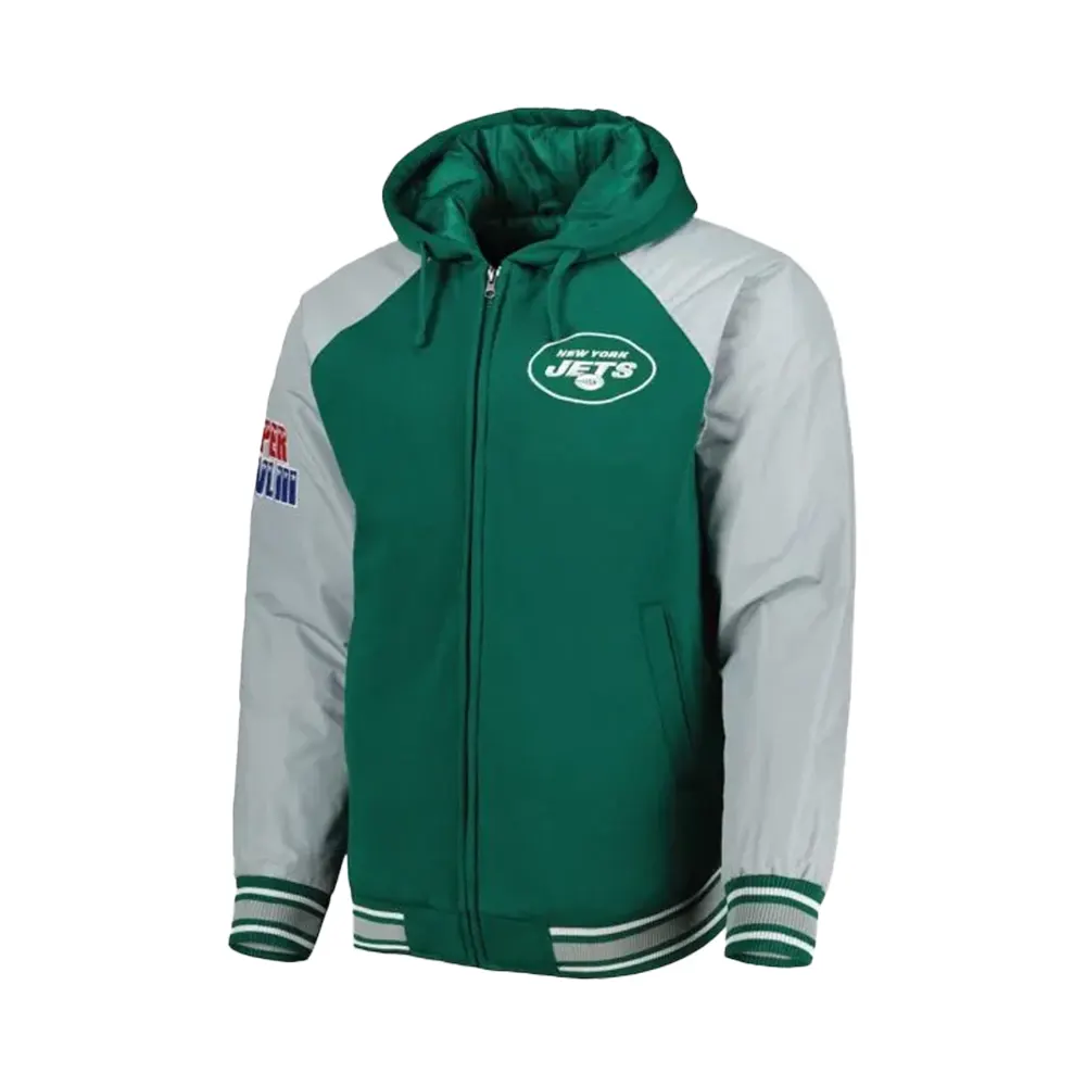 new york jets therma fit green hoodie