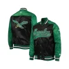 philadelphia eagles full snap varsity jacket